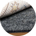 BAGAIL Felt and Natural Rubber Backing Rug Pads 1/8” Thick, Round 4 Feet Non by BAGAILBASICS