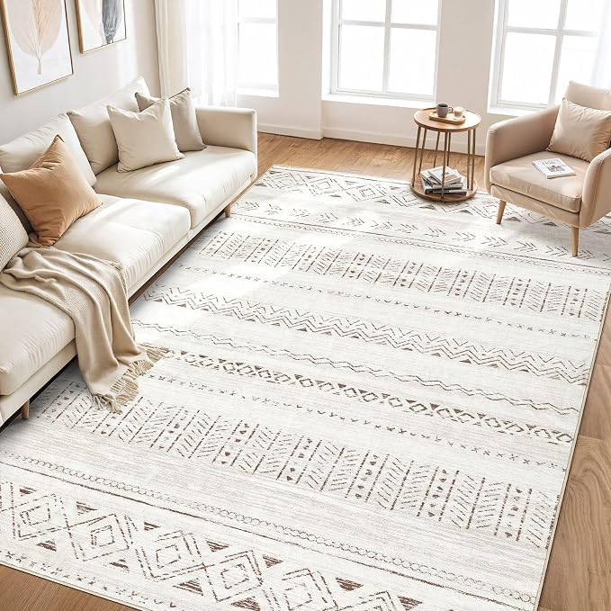 cotiled 10x14 Area Rugs Living Room Rug: Washable Boho Rugs - Image 7