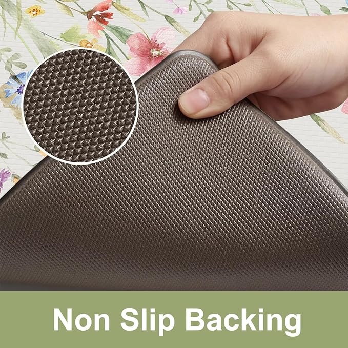 KIMODE Anti Fatigue Mats for Kitchen Floor, Cushioned Kitchen Floor Mat Non Slip - Image 4