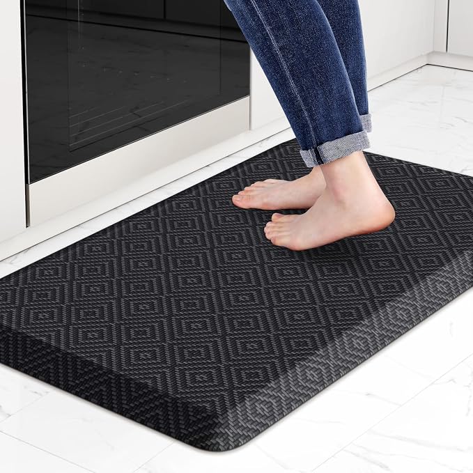Mattitude 4/5 Inch Thick Kitchen Mat Cushioned Anti-Fatigue Floor Mat Water by Mattitude