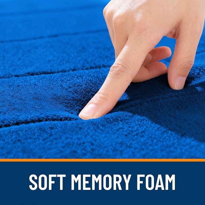 OLANLY Memory Foam Long Bathroom Rugs Runner 59x20, Super Soft Absorbent Bath - Image 5