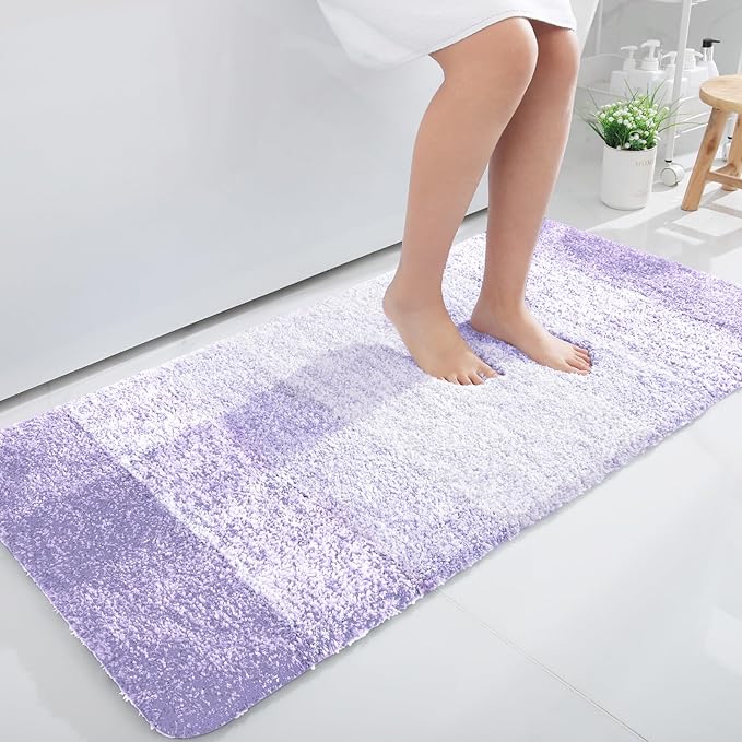 OLANLY Bathroom Runner Rugs Mat 44x24, Extra Soft Absorbent Microfiber Bath Rug by OLANLY