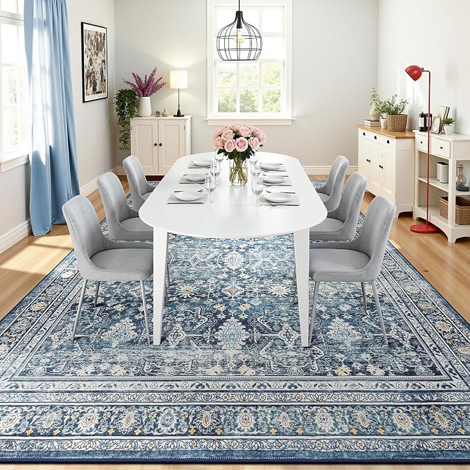 Lofus 9x12 Area Rug for Living Room, Soft Boho Carpets for Bedroom Dining Room - Image 6