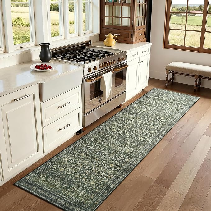 Lofus 3' X 8' Area Rug for Hallways, Low Pile Soft Carpet Runner for Kitchen - Image 3