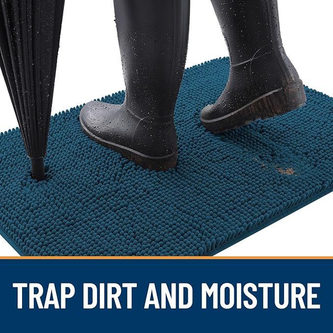 OLANLY Dog Door Mat for Muddy Paws 47x17, Absorbs Moisture and Dirt, Absorbent - Image 2