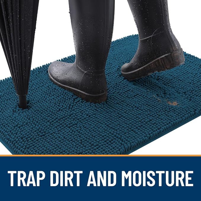 OLANLY Dog Door Mat for Muddy Paws 70x24, Absorbs Moisture and Dirt, Absorbent - Image 2