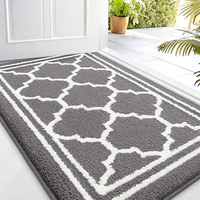 Buganda Indoor Door Mat, Dirt-Resistant and Absorbent Doormat, Low Profile by Buganda