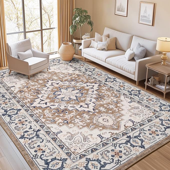 Lofus 7x10 Area Rugs for Living Room, Washable Area Rug, Rugs for Bedroom by Lofus