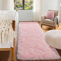 ONASAR Pink Runner Rugs for Bedroom Living Room, 2x6 Bedside Hallway Fluffy by ONASAR