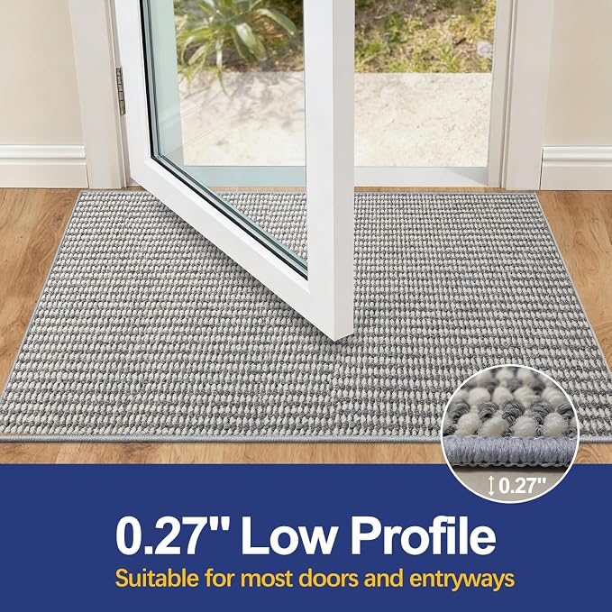 Dirt Trapping Door Mat 32x48, 3D Scarping Surface Doormat - Image 3