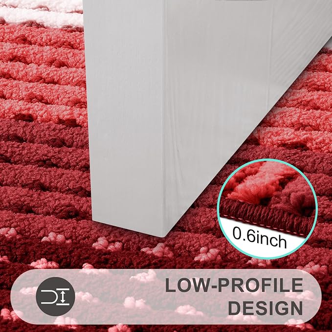 Kitinjoy Indoor Outdoor Door Mat, 48x32 Non-Slip Absorbent Dirt Trapper - Image 4