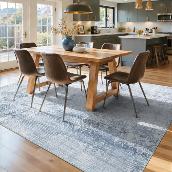 4x6 Ft Area Rugs for Living Room, Soft Non-Slip Washable Rugs Modern Abstract - Image 9