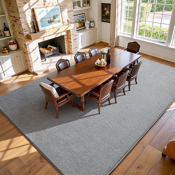 Keeko 4x6 Grey Area Rugs for Bedroom, Soft Modern Living Room Rug Indoor Non - Image 5