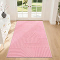 Pauwer Pink Area Rug for Girls Bedroom 3x5 Soft Fluffy Non Slip Machine by Pauwer