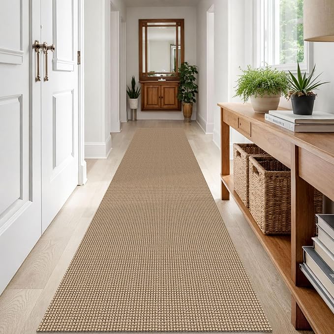 IOHOUZE Washable Runner Rug 2.6x12 Non Slip Rubber Backed Extra Long Hallway - Image 8