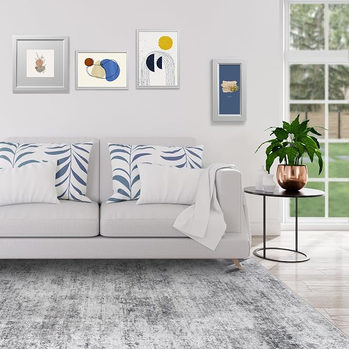 6x9 Area Rugs for Living Room Rug Washable: Modern Rug for Dining Room Bedroom - Image 9