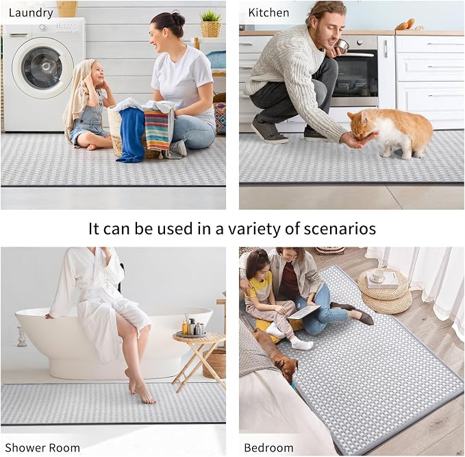 YDKGL Long Kitchen Runner Rugs Kitchen Mat Non Slip Washable, Super Absorbent - Image 7
