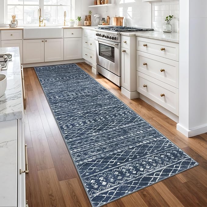 KUTA Boho Runners for Hallways 2.6x10 ft Moroccan Washable Runner Rug Non-Slip - Image 2