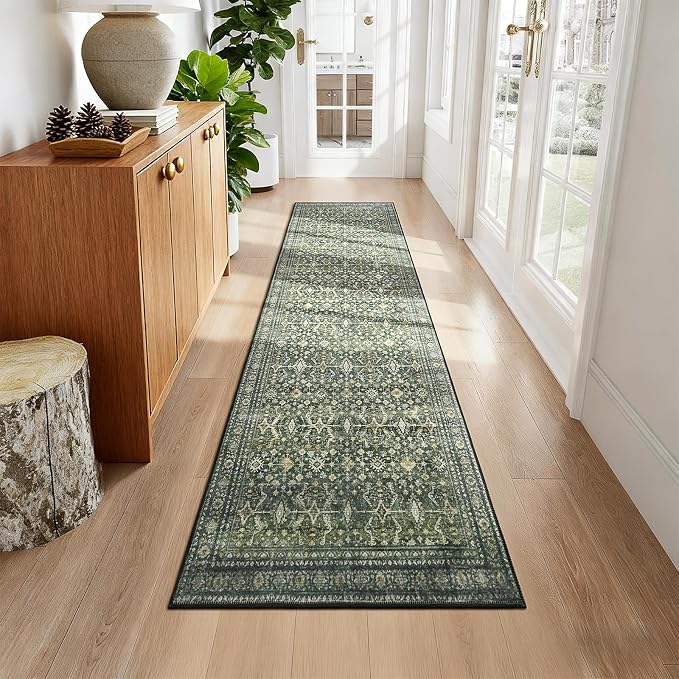 Lofus 2'6"x10' Area Rug for Hallways, Low Pile Soft Carpet Runner for Kitchen - Image 4