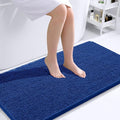 OLANLY Bathroom Runner Rugs 44x24, Soft Absorbent Chenille Bath Rugs, Rubber by OLANLY