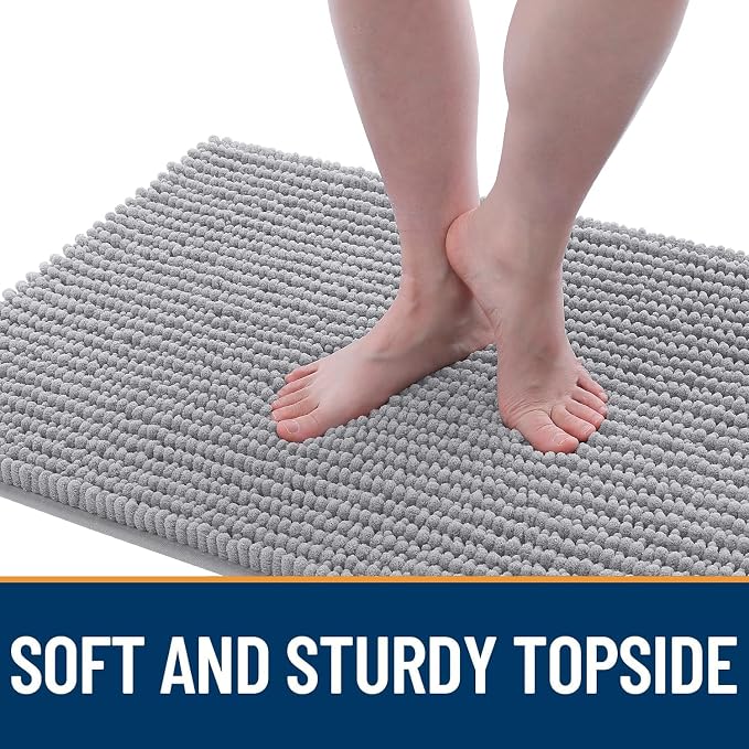 OLANLY Dog Door Mat for Muddy Paws 30x20, Ultra Absorbent Chenille Mud Doormat - Image 3