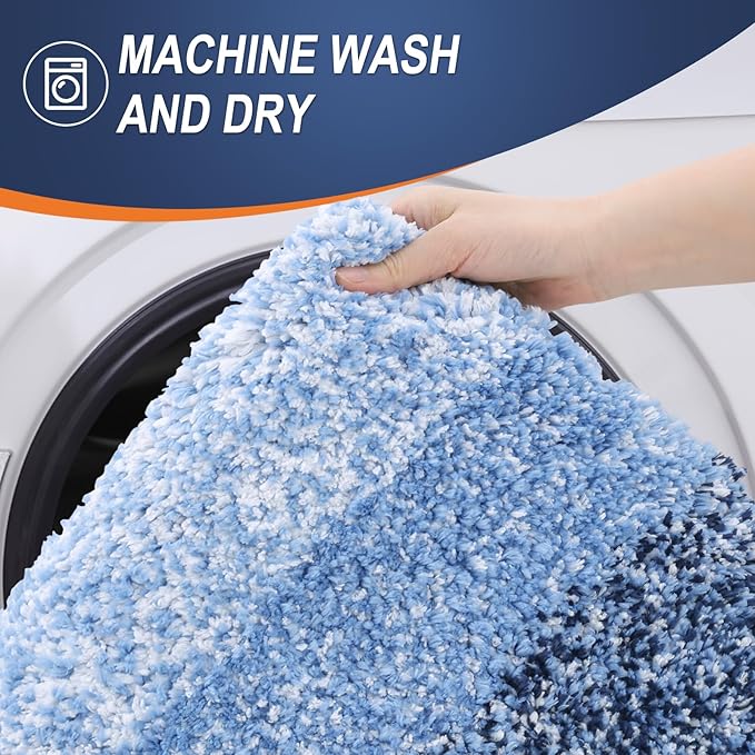 OLANLY Large Bathroom Rugs Mat 50x30, Extra Soft Absorbent Microfiber Bath Rugs - Image 6