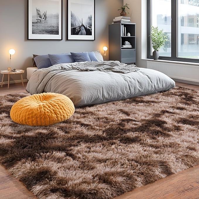 Area Rugs 9x12 for Living Room, Ultra Soft Fluffy Rugs for Bedroom, Non-Slip - Image 7