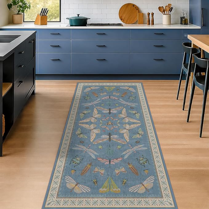 Hazo Haus 3x6 Washable Kitchen Rug, Ultra Soft Faux Wool Runner Rug by HazoHaus