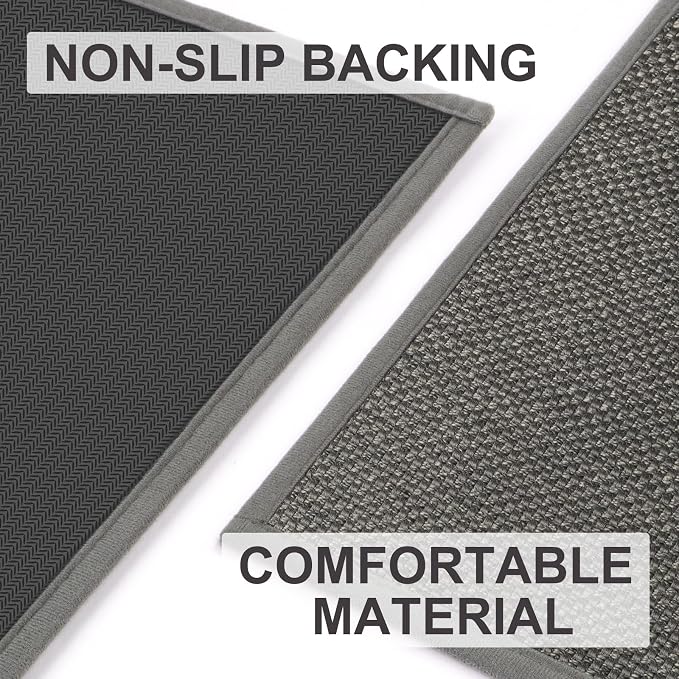 LEKEEPGO Long Door Mat 24"x59", Non Slip Door Mat Indoor Entrance, Rubber - Image 3