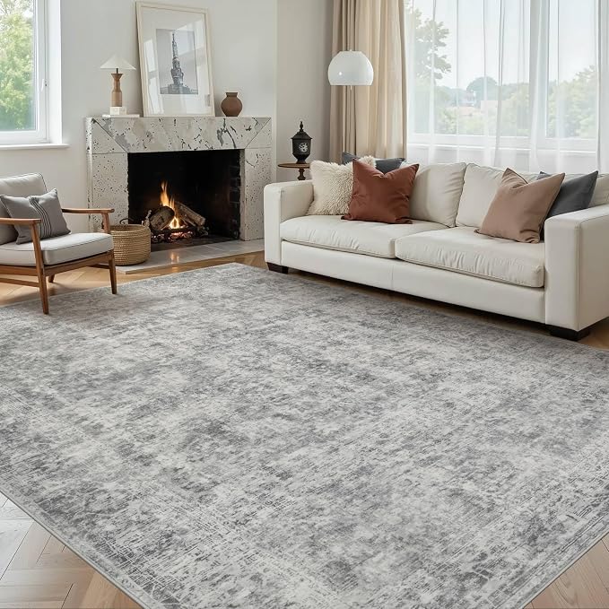Rugxara 6x9 Area Rugs for Living Room Bedroom, Large Washable Rug, Non Slip & - Image 4