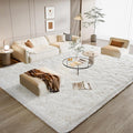 BENRON Soft Fluffy Rugs for Living Room 8 x 10 Cream White, Extra Large Area by BENRON