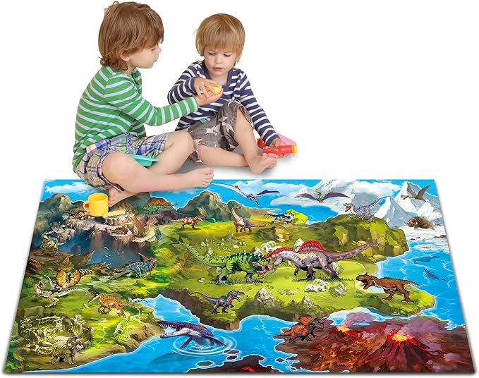Oriate Kids Jurassic Toys Play Mat Dinosaur Activity Playmat, Parent-Child by OriateToys