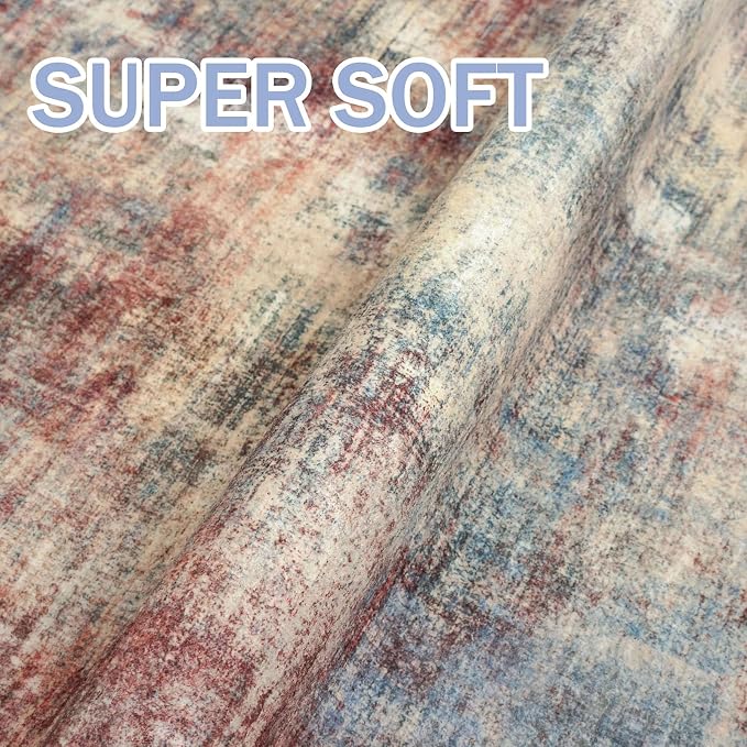 IOHOUZE Abstract Area Rugs 6x9 Ft Washable Rugs - Image 6