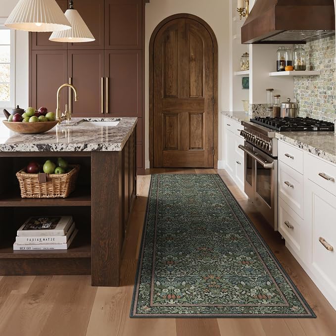 GENIMO 2x6 Washable Runner Rug for Hallway Kitchen Entryway, Non Slip Vintage - Image 4