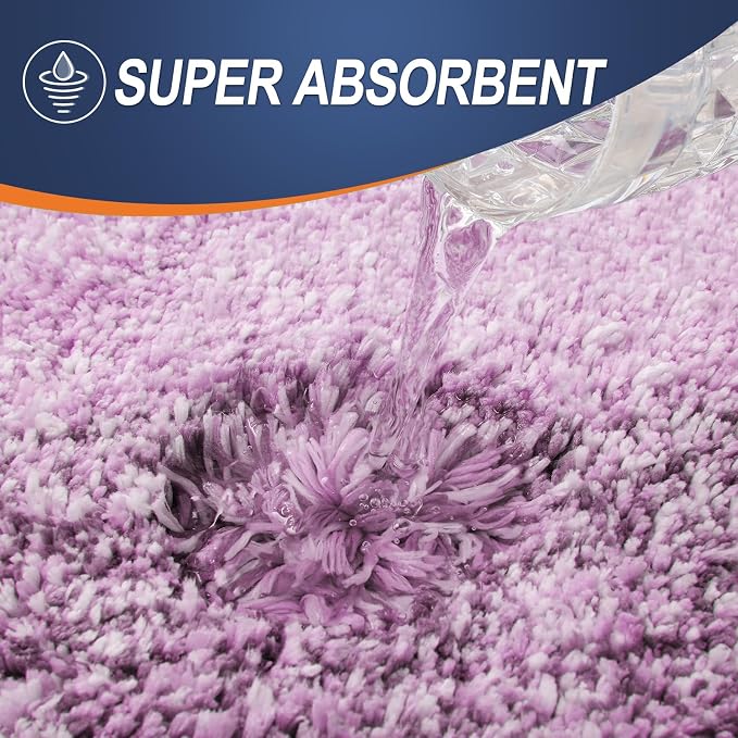 OLANLY Bathroom Rugs Mat 36x24, Extra Soft Absorbent Microfiber Bath Rugs - Image 3