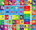 3X5 ABC Kids Rugs for Playroom by Kentaly