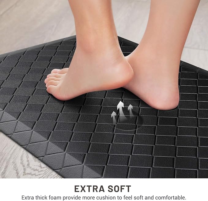 HappyTrends Floor Mat Cushioned Anti-Fatigue, Thick Waterproof Non-Slip Mats - Image 4