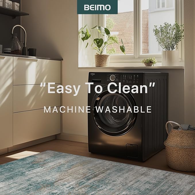 BEIMO Area Rugs 3x5 for Living Room Bedroom, Modern Abstract Machine Washable - Image 6