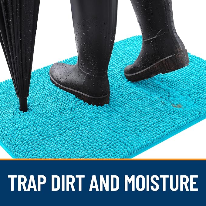 OLANLY Dog Door Mat for Muddy Paws 59x24, Absorbs Moisture and Dirt, Absorbent - Image 2
