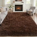 6x9 Area Rugs for Living Room Bedroom: Ultra Soft Fluffy Shag Rug Upgrade by Luxturiy
