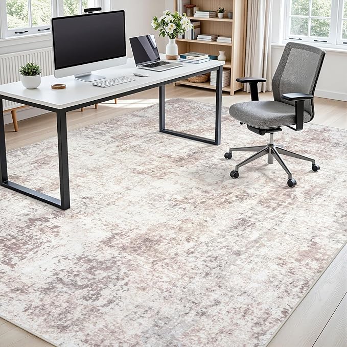 Area Rugs 8x10 Living Room: Large Soft Washable Rug Modern Abstract Anti-Skid - Image 7