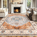 Lessymo 8 x 10 Area Rugs for Living Room, Machine Washable Area Rugs Boho Faux by Lessymo