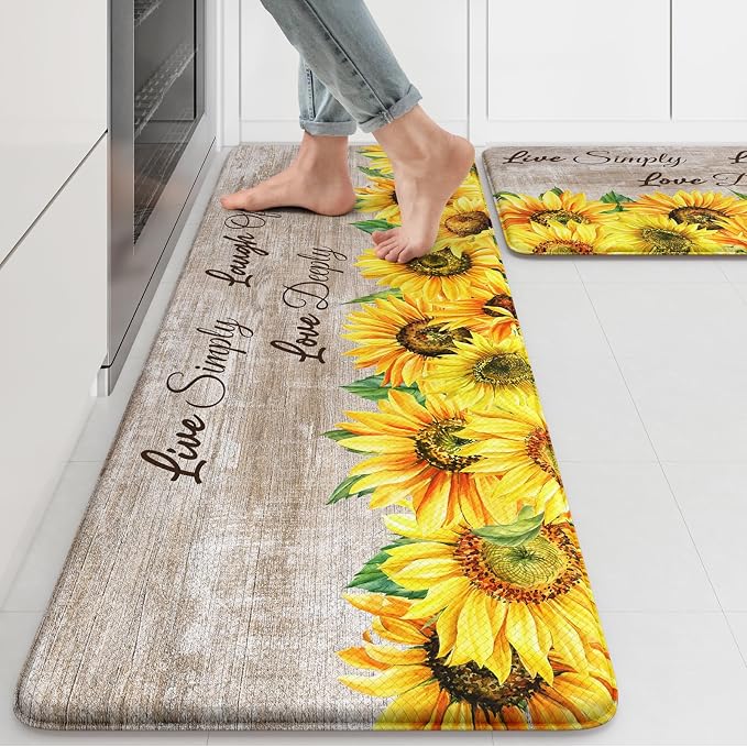 KIMODE Anti Fatigue Kitchen Mat by StayinComfortCookwithJoy