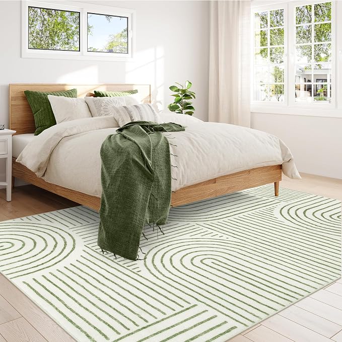 Lahome Abstract 6x9 Area Rugs, Soft Boho Rug - Image 6