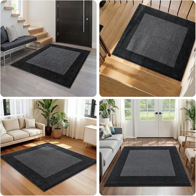 Washable Area Rug 36" x 36", Non Slip Kitchen Rug - Image 4