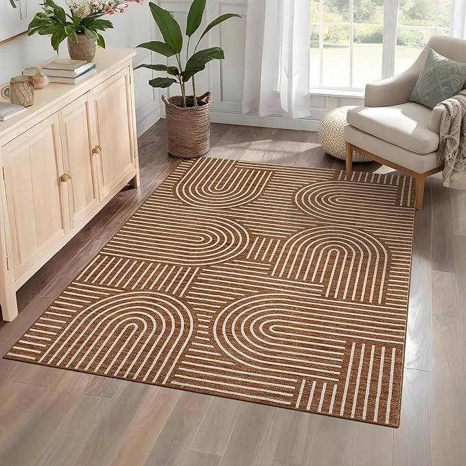 ROYHOME Washable Rug 4x6 Area Rugs by ROYHOME