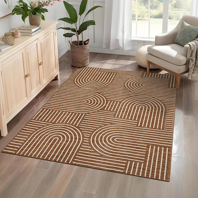 ROYHOME Washable Rug 5x7 Area Rugs by ROYHOME