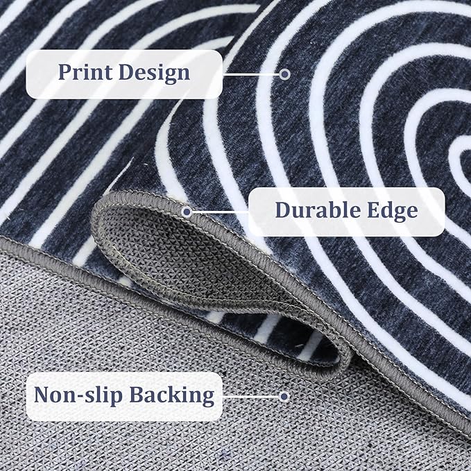 ROYHOME Washable Rug 5x7 Area Rugs - Image 5