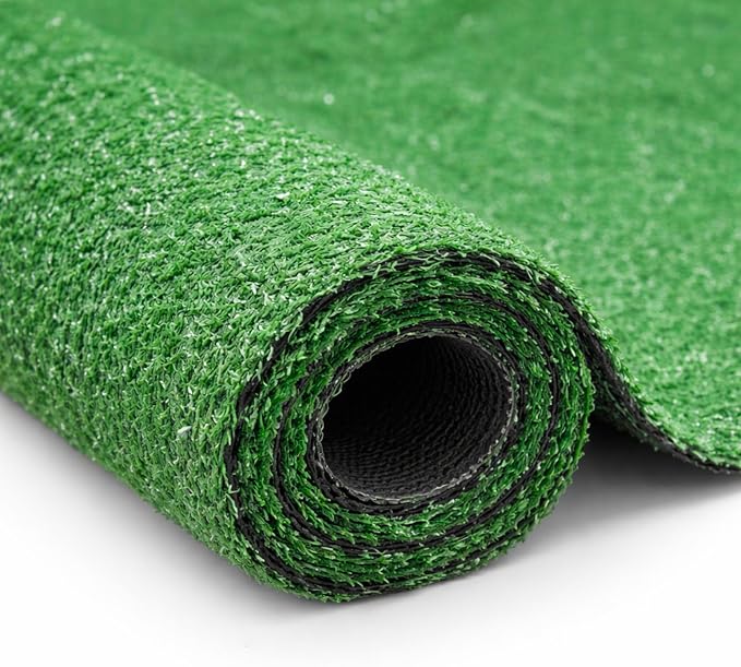 Ottomanson Artificial Grass Runner Lite 22" x 12', Fake Grass by Ottomanson