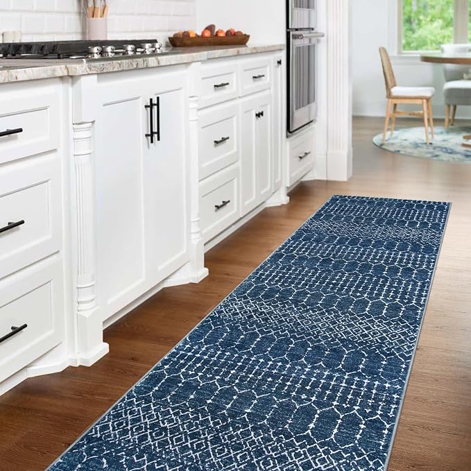 Lahome Moroccan Washable Kitchen Runner 2x8 Carpet Runners - Image 8
